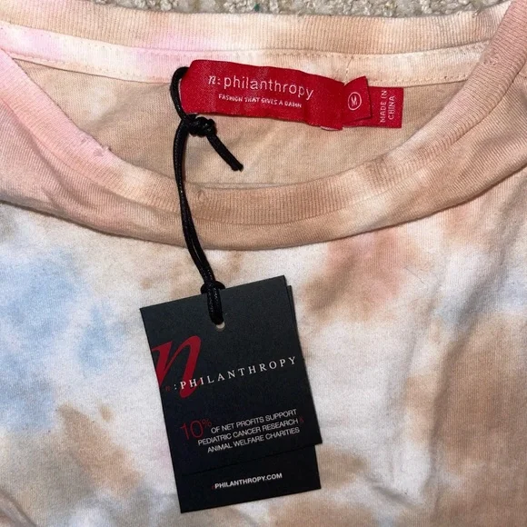 NWT N:Philanthropy Britton Tie Dye Jumpsuit - Picture 3 of 10